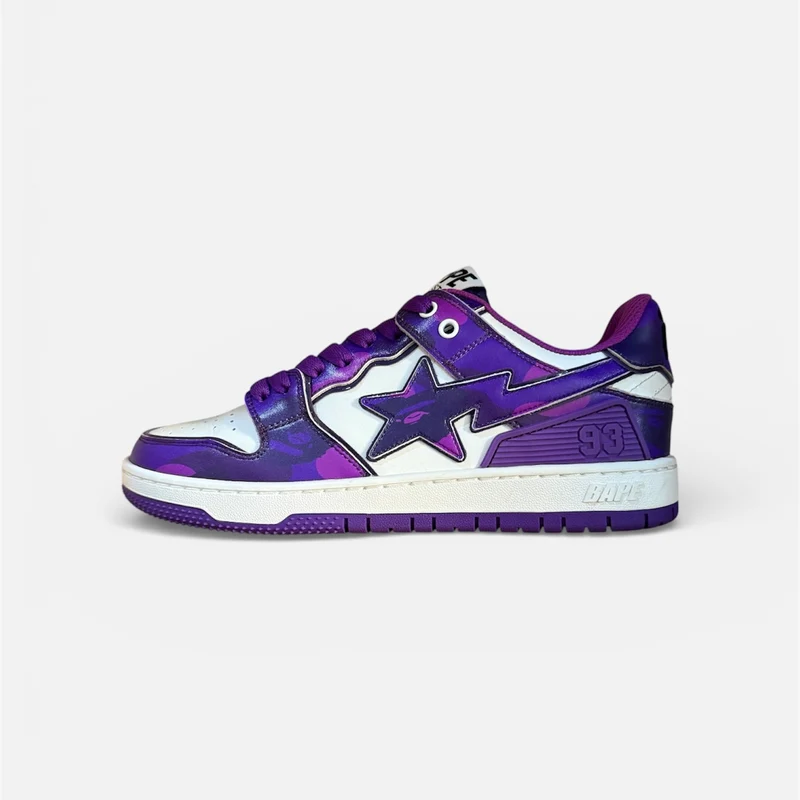 A Bathing Ape Bape SK8 STA | Purple Camo | UK 8