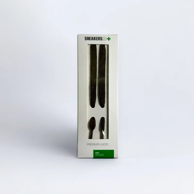 COTTON MIX LACES 120CM - DARK BROWN