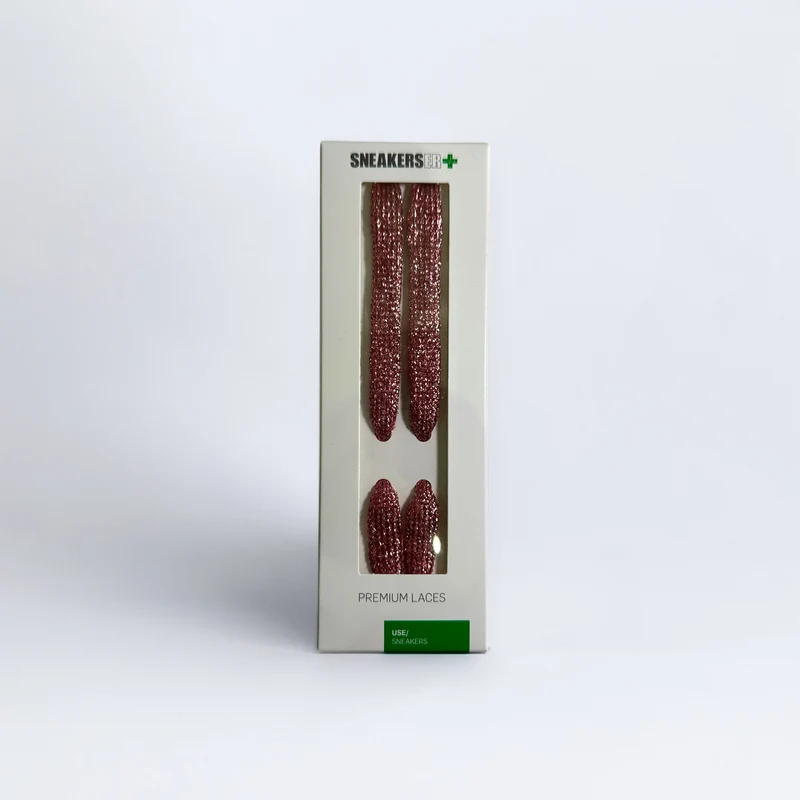 GLITTER LACES 100CM - PINK