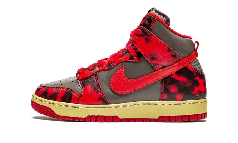 Nike Dunk High 1985 "Red Acid Wash"