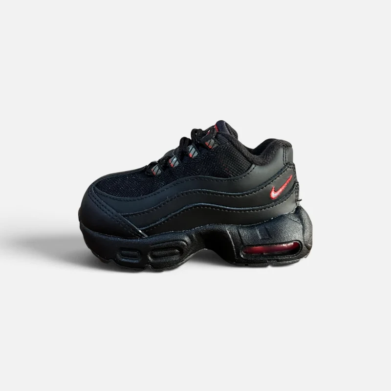 KIDS Nike Air Max 95 Recraft S (TD) | Black / Smoke Grey / Uni Red | HQ6365011 | US 6C / UK 5.5 (Copy)