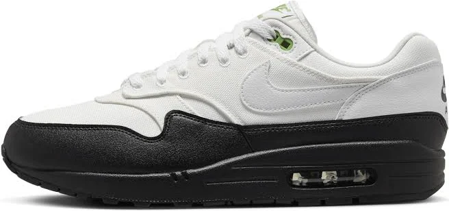 Nike Air Max 1 White Black Chlorophyll
