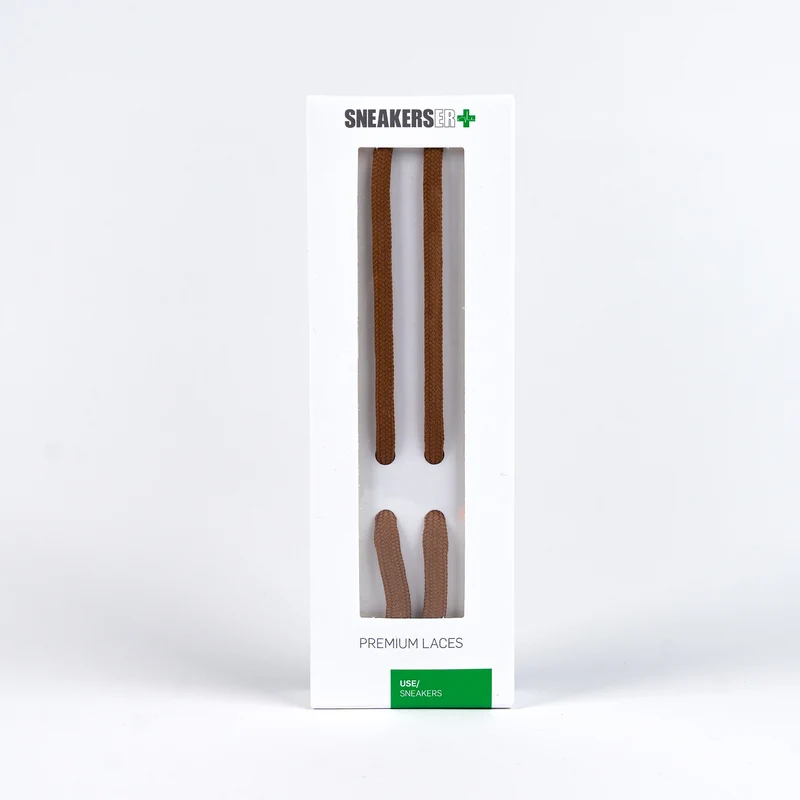 ROUND LUXURY LACES 120cm - RICH BROWN