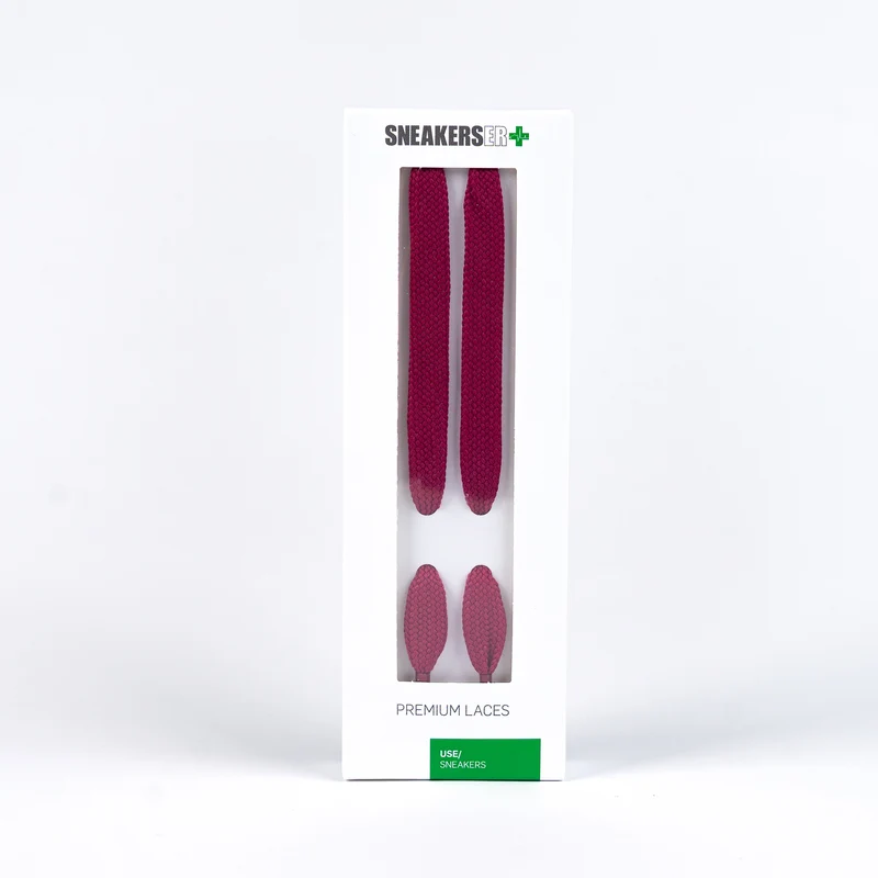 DESIGNER LUXURY SNEAKER LACES 120cm - MAGENTA