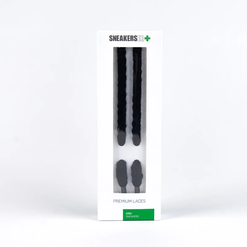 THICK ROPE LACES 120cm BLACK