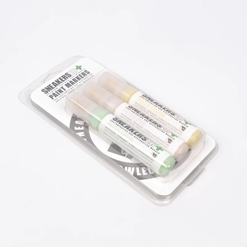 3 PACK: CUSTOM PAINT MARKER PEN: WHITE, GREY & BLACK