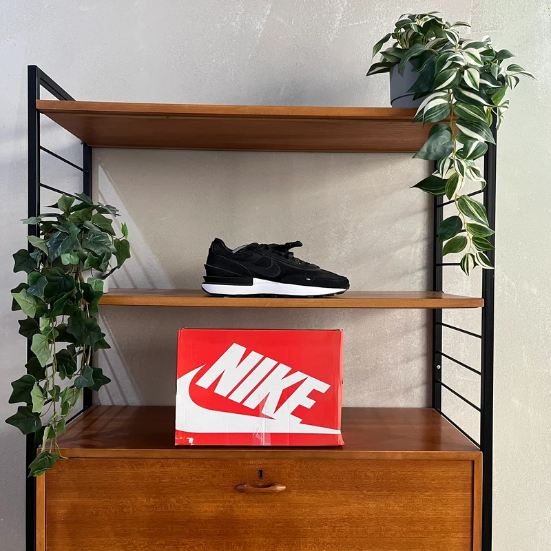 NIKE WAFFLE ONE | Black/white/Orange | DA79995-001 | 2021 | UK 10