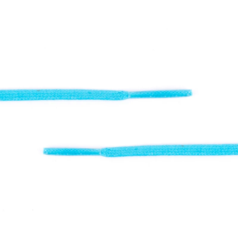 Colored Flat Waxed Shoelaces 80cm