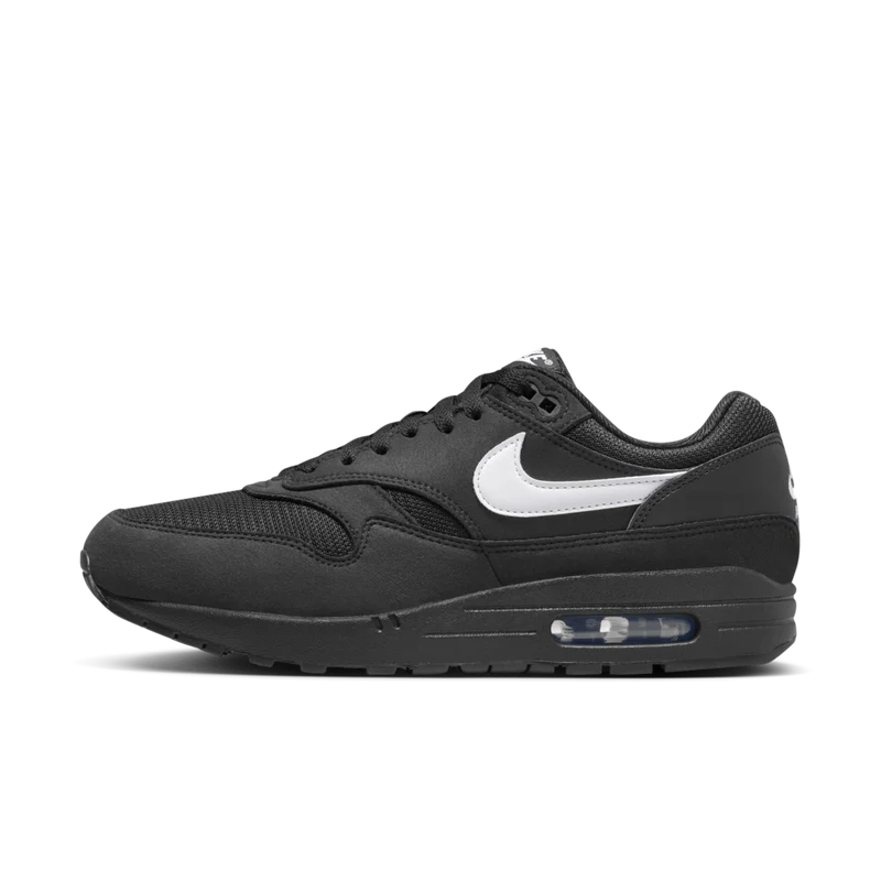 Nike Air Max 1 Black White Swoosh