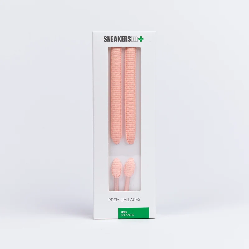 SKATE SNEAKER LACES 120CM X 9mm SALMON