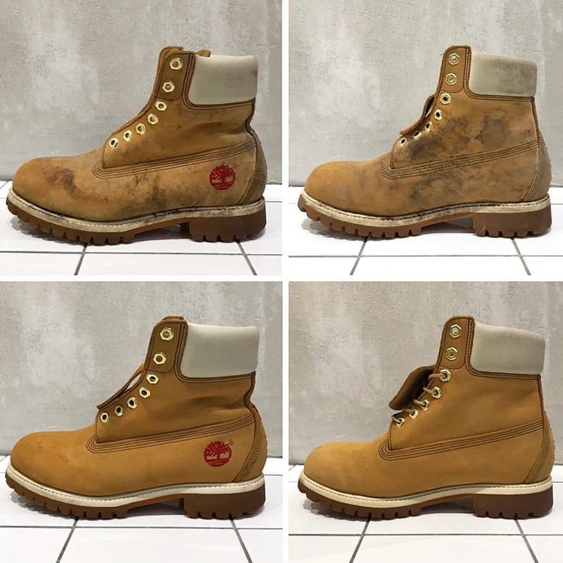 SUEDE BOOTS CLEANING SERVICE WITH RETURN SHIPPING PRICE - £60